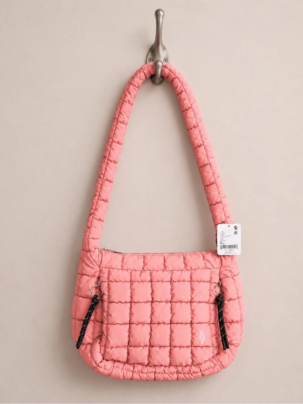 NWT Free People Movement Quilted Baby Carryall Sling Bag Peachy Pink - Picture 7 of 7